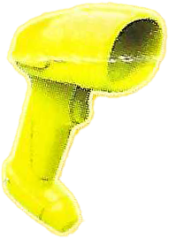 Cash Register Scanner, Yellow