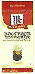 McCormick Rootbeer Concentrate