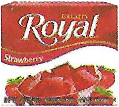 Royal Strawberry Gelatin