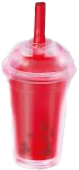 Boba Drink, Red