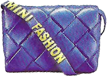 Woven Crossbody, blue