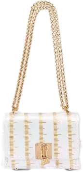 Ruler Print Crossbody