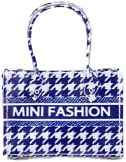 Houndstooth Tote