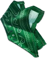 Scarf, green