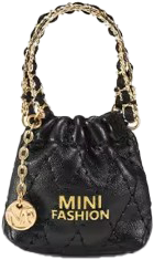 Drawstring Chain Purse