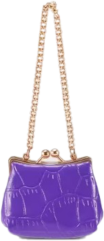 Purple Clasp Crossbody