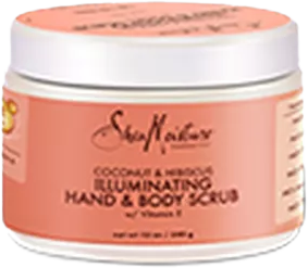 Shea Moisture coconut & hibiscus hand & body scrub
