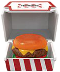 TGI Friday's glazed burger