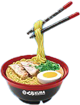 Kura tonkotsu ramen noodles