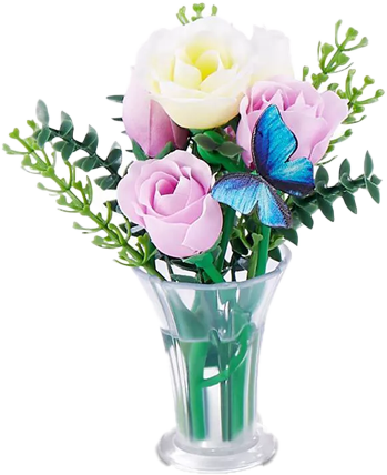 Purple and White Roses (scented)