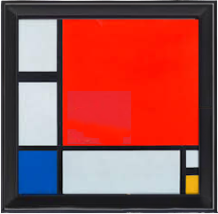 "Composition with Red, Blue, and Yellow" by Piet Mondrian