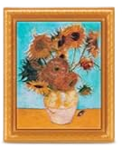 "Vase with Ten Sunflowers"