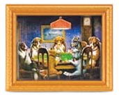 "Dogs Playing Poker" by Cassius Marcellus Coolidge
