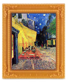 "Café Terrace at Night" by Vincent van Gogh