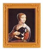 "Lady with an Ermine" by Leonardo da Vinci