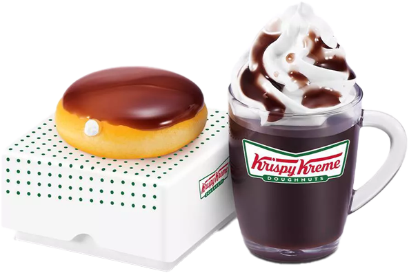 #7 Chocolate Iced Creme Filled Donut