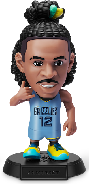 Ja Morant (Grizzlies #12, action pose)
