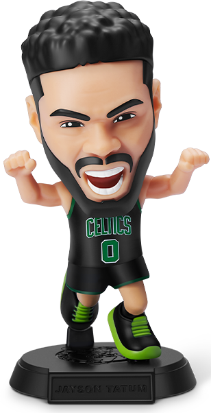 Jayson Tatum (Celtics #0, celebration pose)