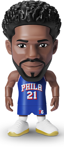 Joel Embiid (76ers #21) Blue