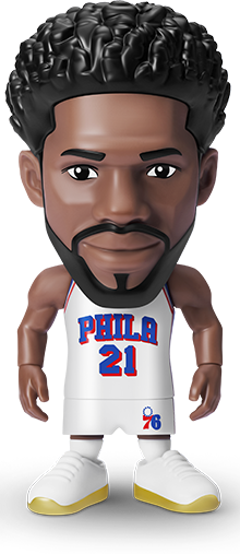Joel Embiid (76ers #21) White