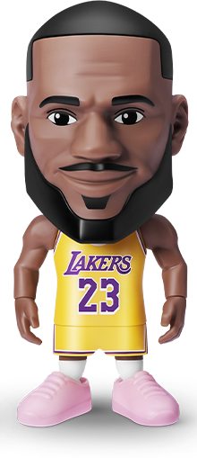 LeBron James (Lakers #23) Yellow