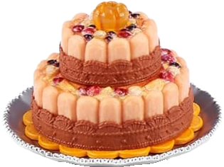 Bridgerton ladyfinger cake