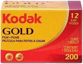 Kodak Gold Film Box
