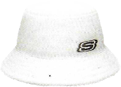 Skechers white bucket hat