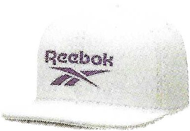 Reebok white gray cap