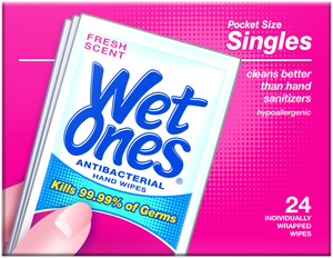 Wet Ones Singles Box