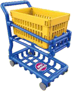 Shopping Cart W/ Basket