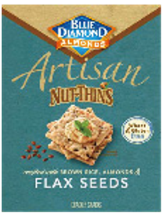 Blue Diamond Artisan Nut Thins Flax Seed