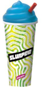 Slurpee blue razberry slush