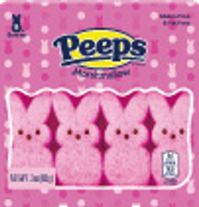 Peeps marshmallow bunnies pink