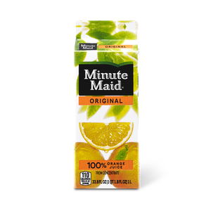 Minute Maid orange juice