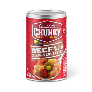 Campbell's Chunky beef soup (can)