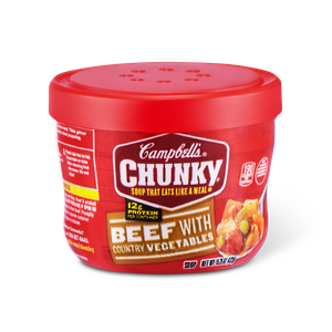 Campbell's chunky beef soup (cup)