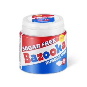 Bazooka bubble gum canister