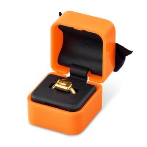 Gold Ring in Orange Box