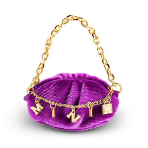Chain Velvet Shoulder Bag
