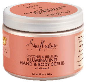 Shea Moisture coconut & hibiscus hand & body scrub