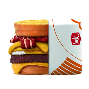 Jack in the Box loaded breakfast sandwich