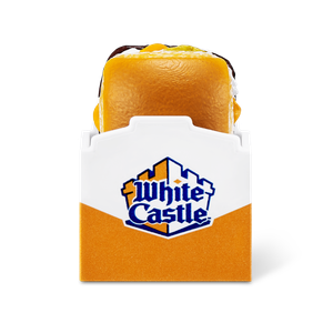 White Castle cheese slider