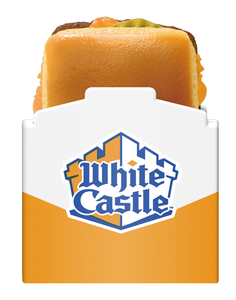 White Castle cheese slider