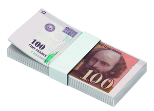 French Francs 100 Note