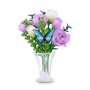 Purple and White Roses (scented)