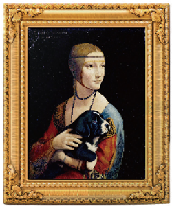"Lady with an Ermine" by Leonardo da Vinci