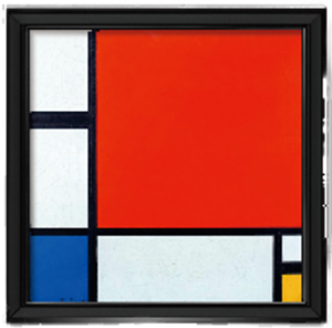 "Composition with Red, Blue, and Yellow" by Piet Mondrian