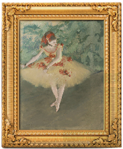 "Dancer Making Points" by Edgar Degas