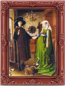 "The Arnolfini Portrait" by Jan van Eyck